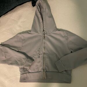 Periwinkle Zip-Up Hoodie
